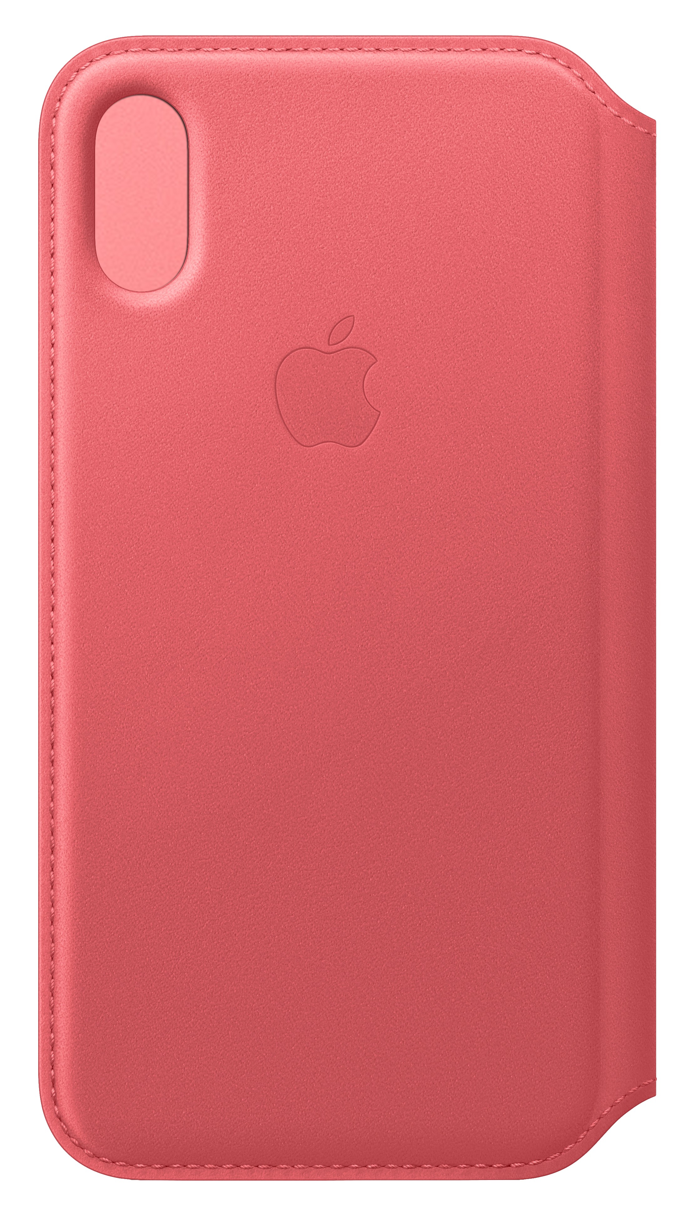 Comprar Funda Apple iPhone X-XS Piel Folio Rosa Peonia