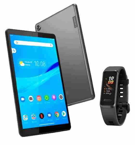 ContiMarket. TABLET LENOVO M8 COMBO RELOJ SMART HUAWEI BAND 4E