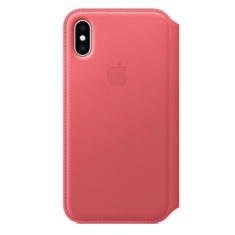 ContiMarket. IPHONE XS LEATHER FOLIO PEONY PINK- MRX12ZM/A - HACAPP606