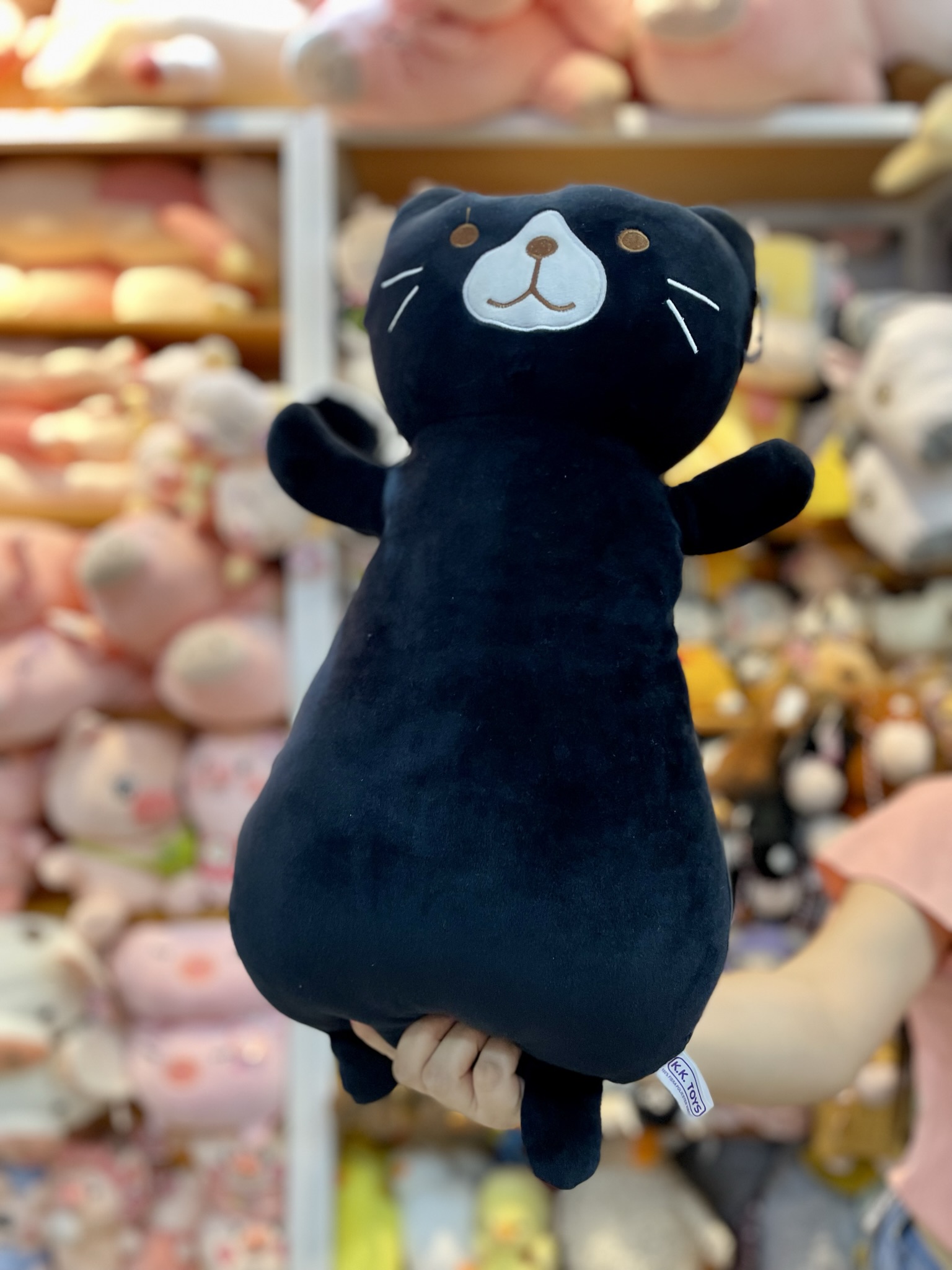 ContiMarket. Peluche de gato negro 55cm